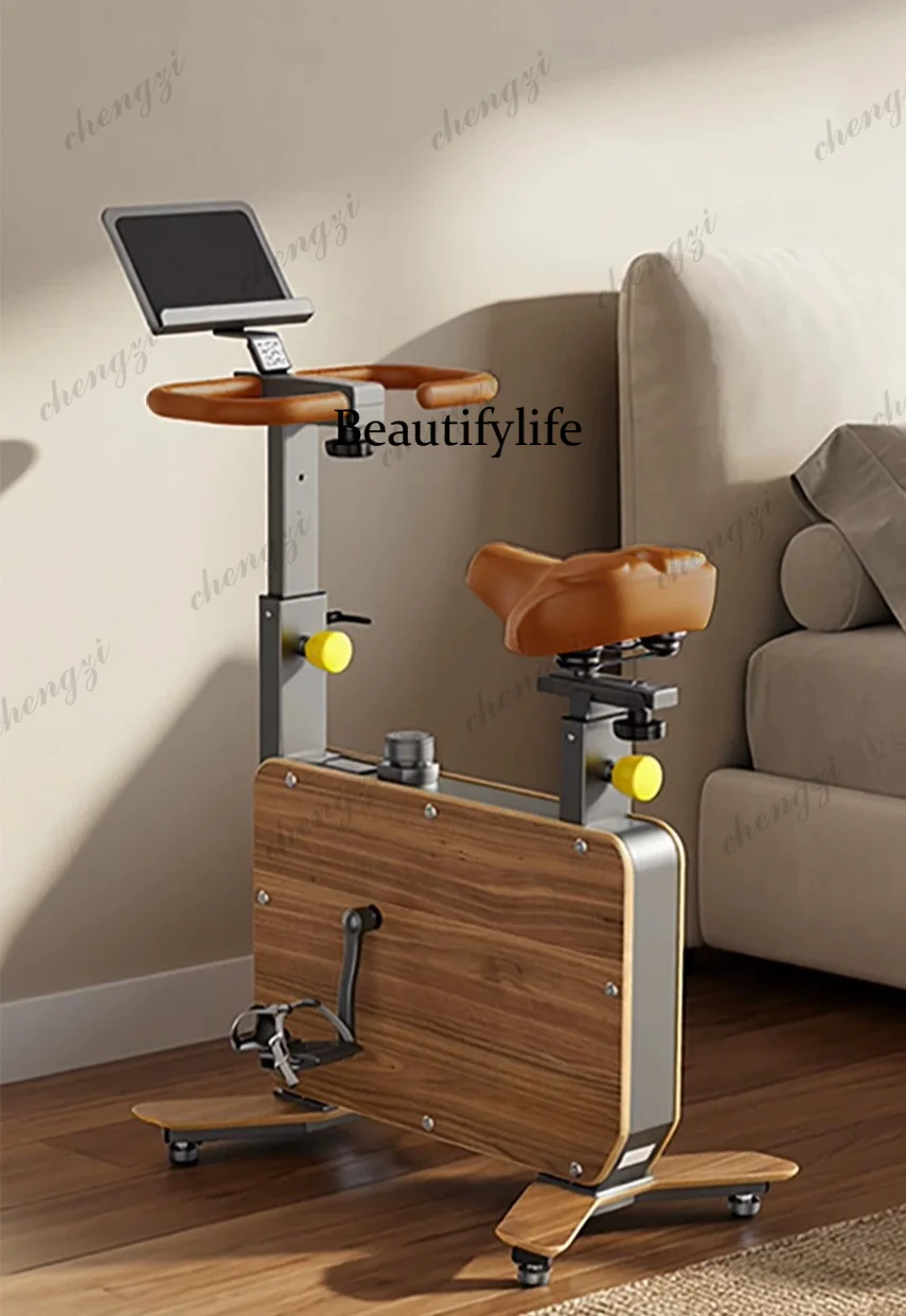 Household magnetic control exercise bike Indoor self-propelled bicycle Adjustable office with desktop