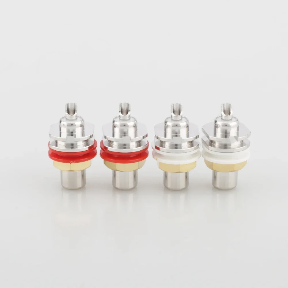 

Hi-End Rhodium Plated Non Solder RCA Socket Connector for CD player amplifier