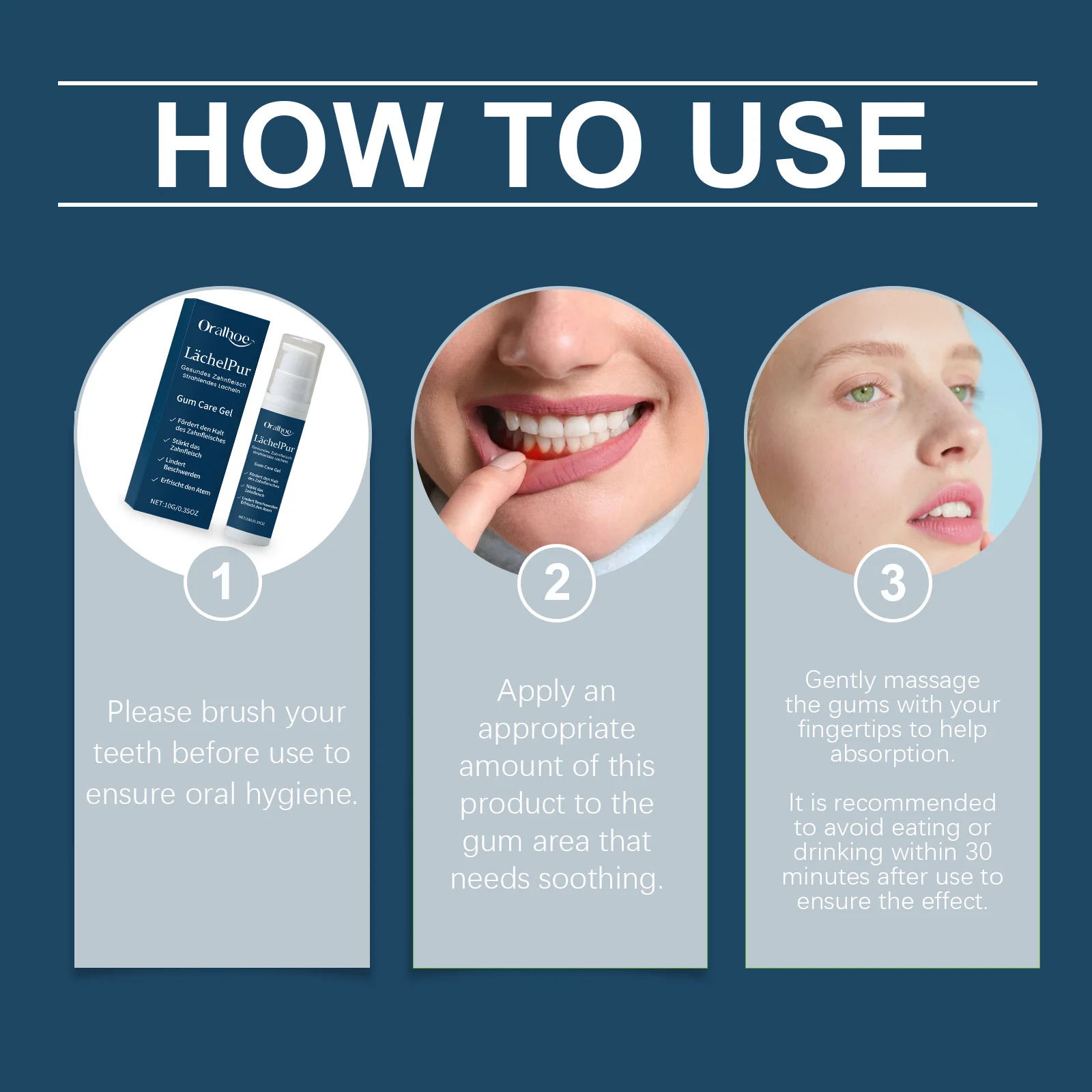 جل اللثة سريع الإصلاح يخفف بشكل فعال من حساسية الأسنان وتسوس الأسنان وتنظيف الأسنان ومعجون الأسنان وتخفيف تلف الأسنان