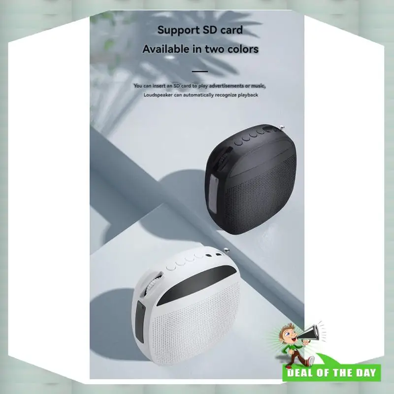 24-Hour Delivery Portable Voice Amplifier Wired Voice Amplifiers Speaker FM Radio Headworn Microphone Loudspeaker For Teachers