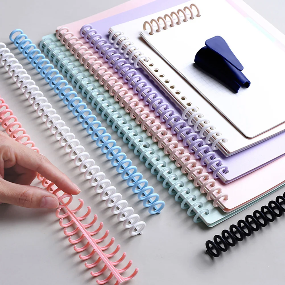 

10pcs Loose Leaf Rings Binding Notebooks ganizer Binder Office Spiral School Supplies Lightweight Students Teachers High Grade