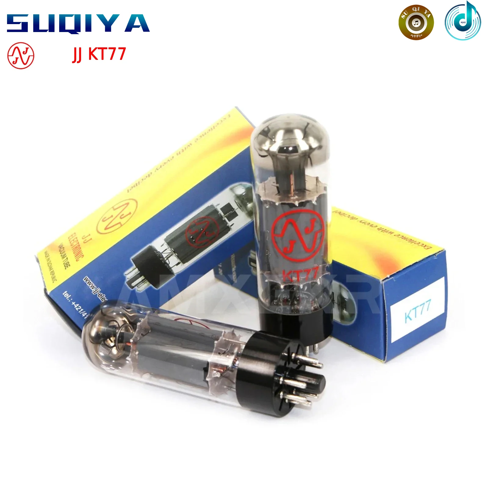 

JJ KT77 Vacuum Tube HIFI Audio Valve Replace KT66 EL34 6CA7 Electronic Tube Amplifier DIY Kit Factory Match Quad