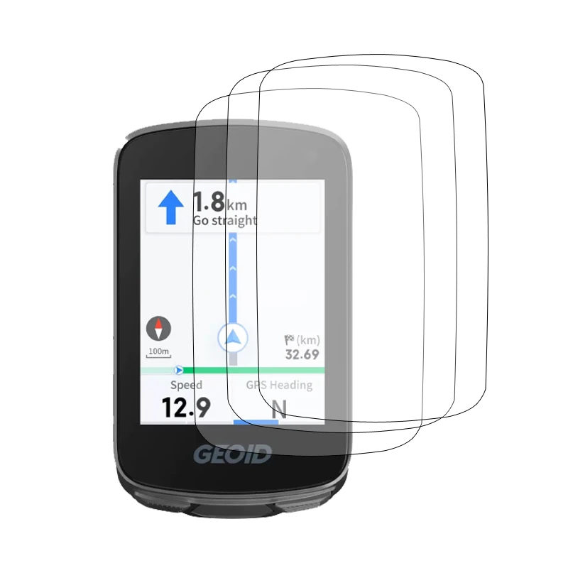 3pcs PET Soft Display Screen Protector Cover Protective Film For GEOID CC700/CC700 Pro Bike GPS Computer Protection Accessories