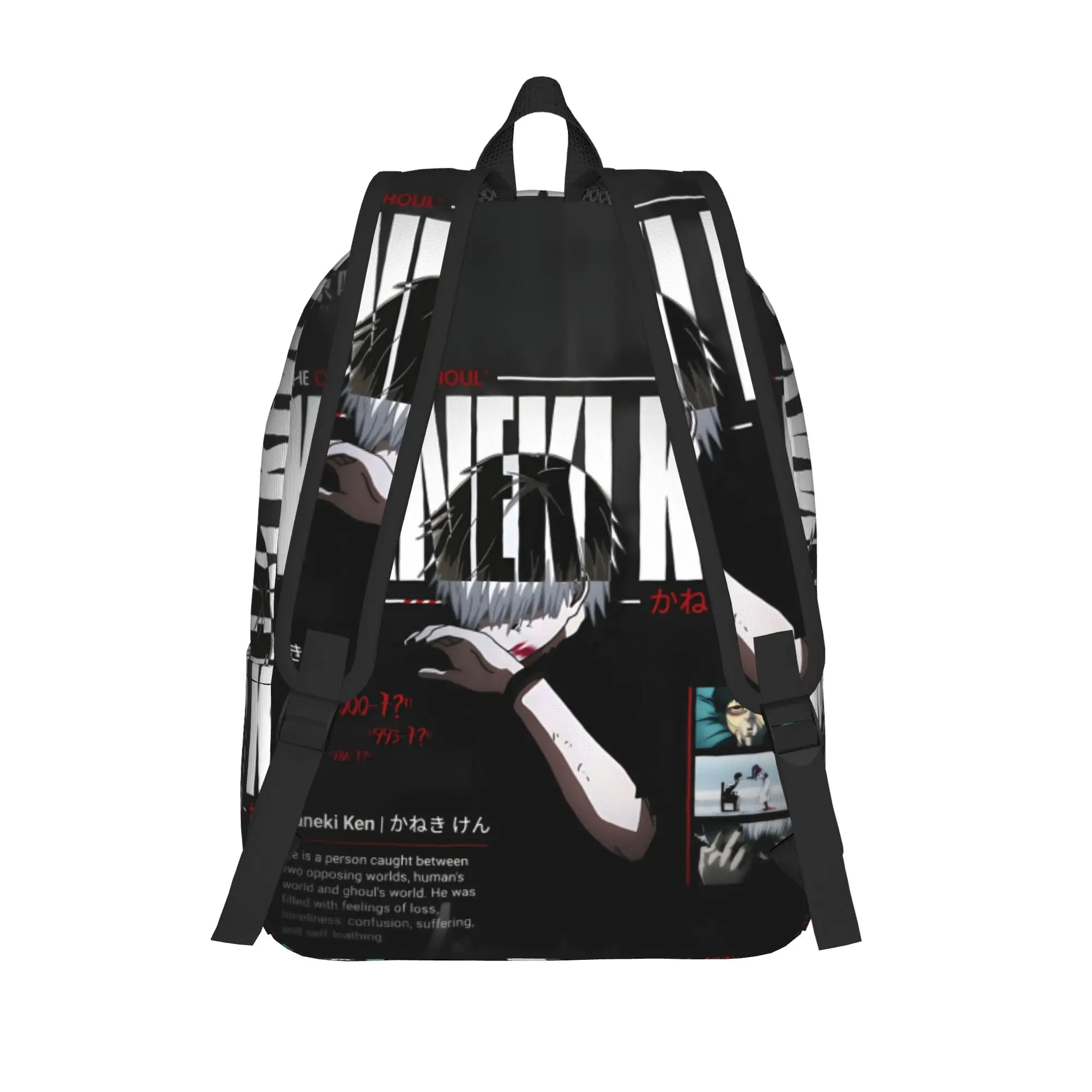 Fashion Halloween Tokyo Ghoul Kaneki Backpack  Mochilas Dual-Use Outdoor Large Capacity Rucksack