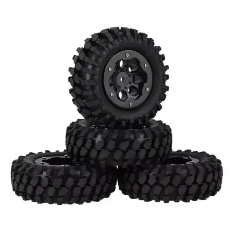 

1.9 Inch Rubber Tires Wheel Rim 96mm for 1/10 RC Rock Crawler Axial SCX10 TAMIYA CC01 D90 TF2 Trxs TRX4