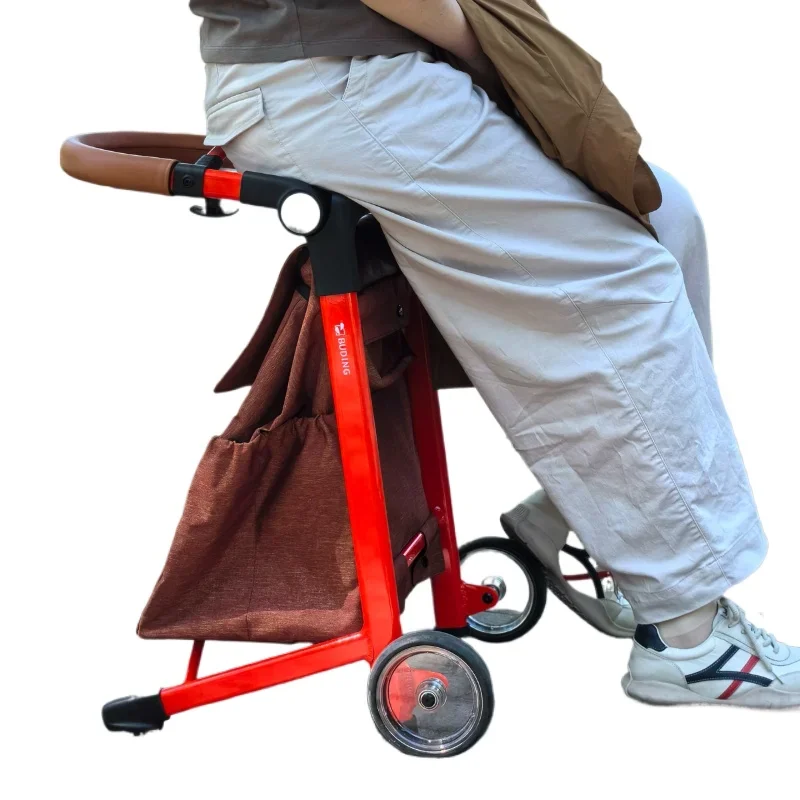 You can take a small cart to buy food and queue up. The artifact is portable, lightweight and foldable aluminum alloy.