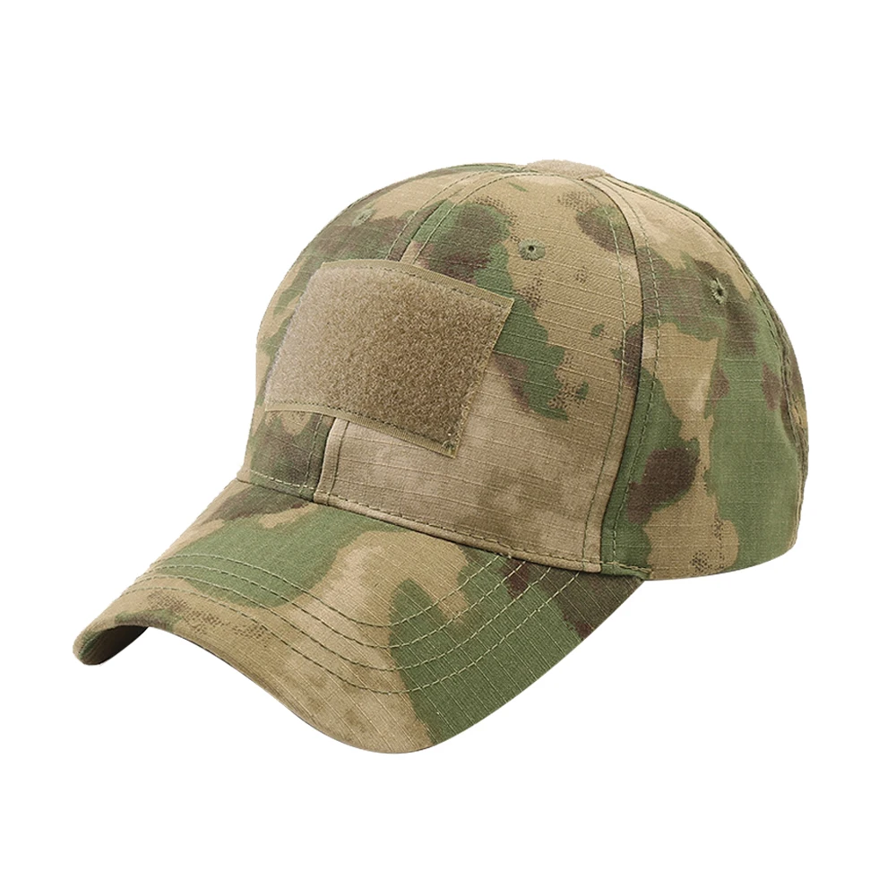 Tactical Military Baseball Cap with Velcro Patch Adjustable Camouflage Hat for Men Outdoor Hunting Airsoft Army Caps OPS Style view 2