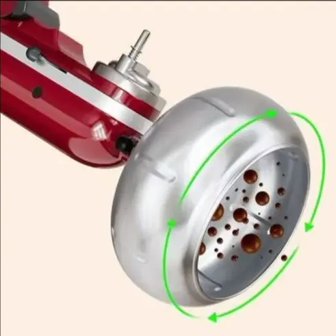 Chocolate Coating Attachments Efficient Candy Mixing Machine Accessories 304 Food Grade for KitchenAid Chef Machine