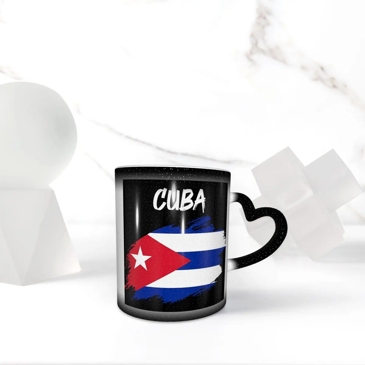 Taza con bandera cubana de Cuba, divertidas tazas de café de cerámica, tazas de té, taza de leche, regalos para amigos