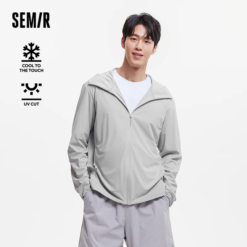 

Semir Jacket Men 2025 Summer New Lightweight Sun Protection Jacket Heat Shield Cool Feeling Breathable Sun Protection Coat