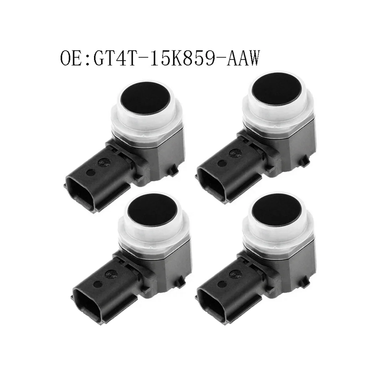 4Pcs GT4T-15K859-AAW Bumper Parking Sensor Electric Eye for Edge Escape