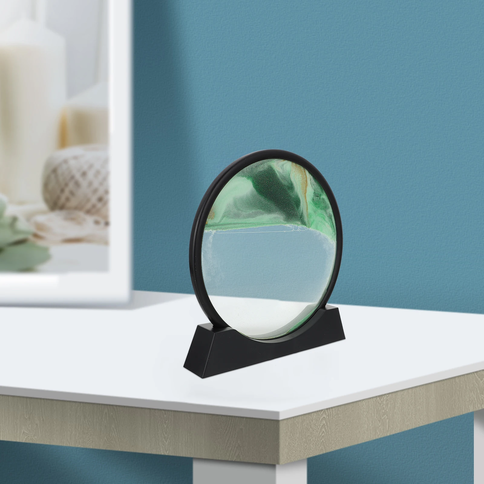 Living Room Decoration Decorative Quicksand Painting Art Ornament Desktop Adorn Moving Adornment Christmas Gifts