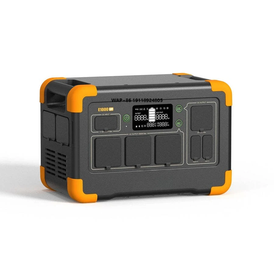 E1000LFP 1800W Solar Generator US EU UK Stock for RV Camping Van Life Home Backup Off-Grid Emergency Power Supply