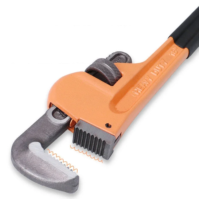Heavy Duty 8/10/12/14/18 Inch Universal Adjustable Pipe Clamp Pliers Plumber Spanner ToolHousehold Wrench Water Pipe Pliers