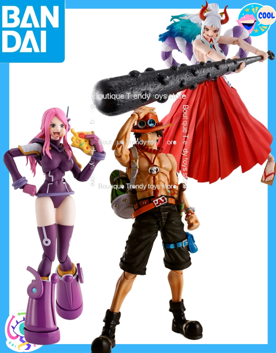 

Оригинальные фигурки ONE PIECE Bandai S.H.Figuarts SHF: Нами, Эйс, Сабо, Шанкс, Зоро, Санджи, Луффи, Ямато, Лоу, Тони Тони Чоппер.