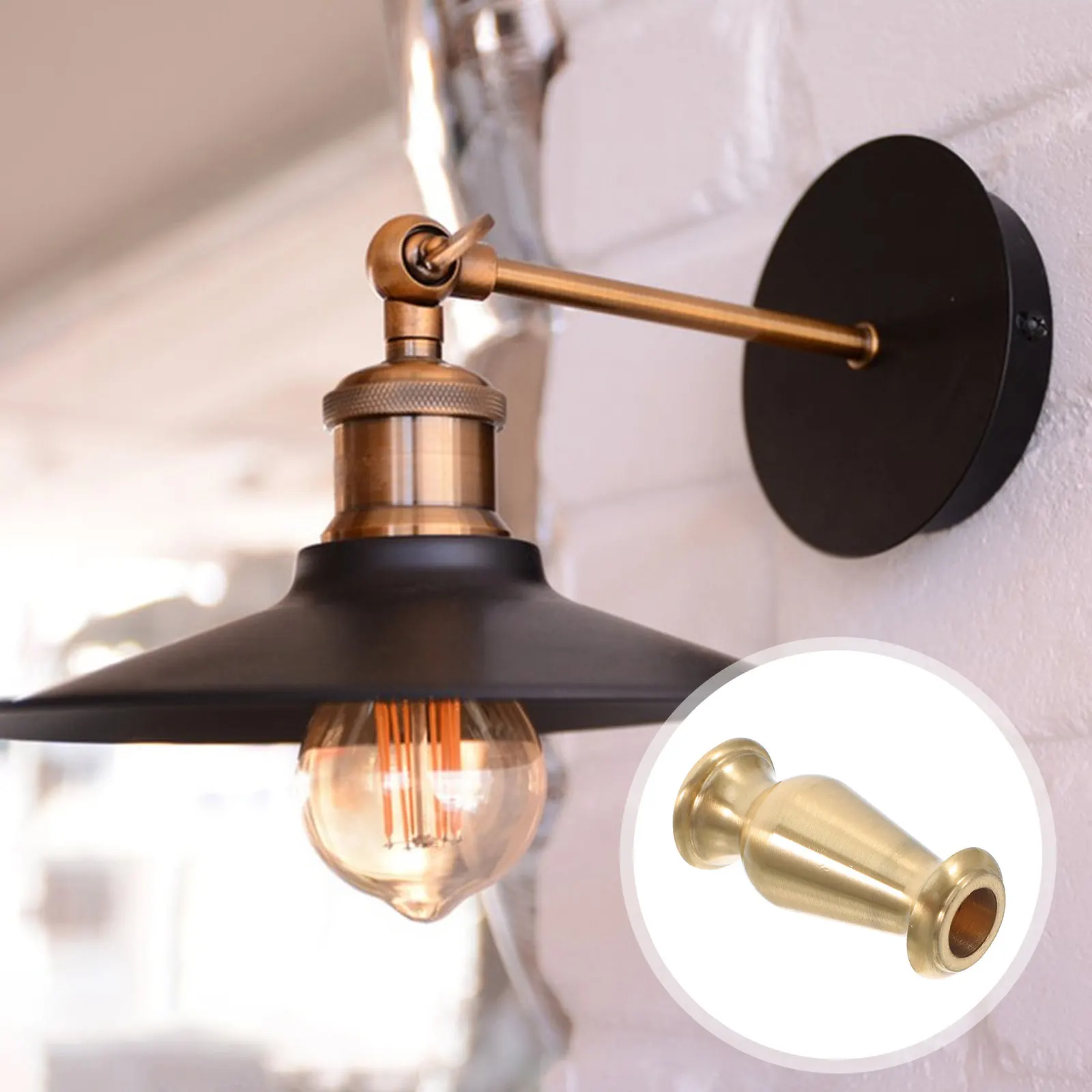 

Spindle Table Lamp Lengthen Necks Floor Fitting Replacement DIY Connecting Spindles