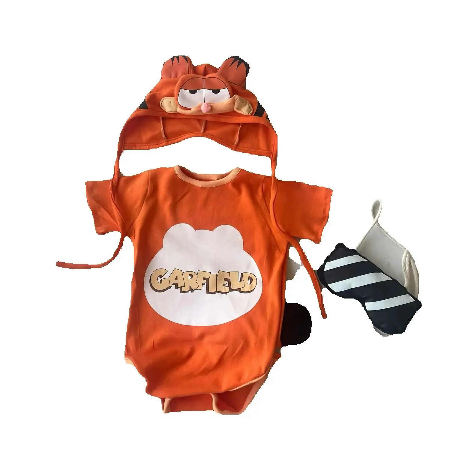 

Baby Pure Cotton Hoodie Korean Same Style Baby Climbing Suit Totik Popular tiger Shaped Climbing Suit