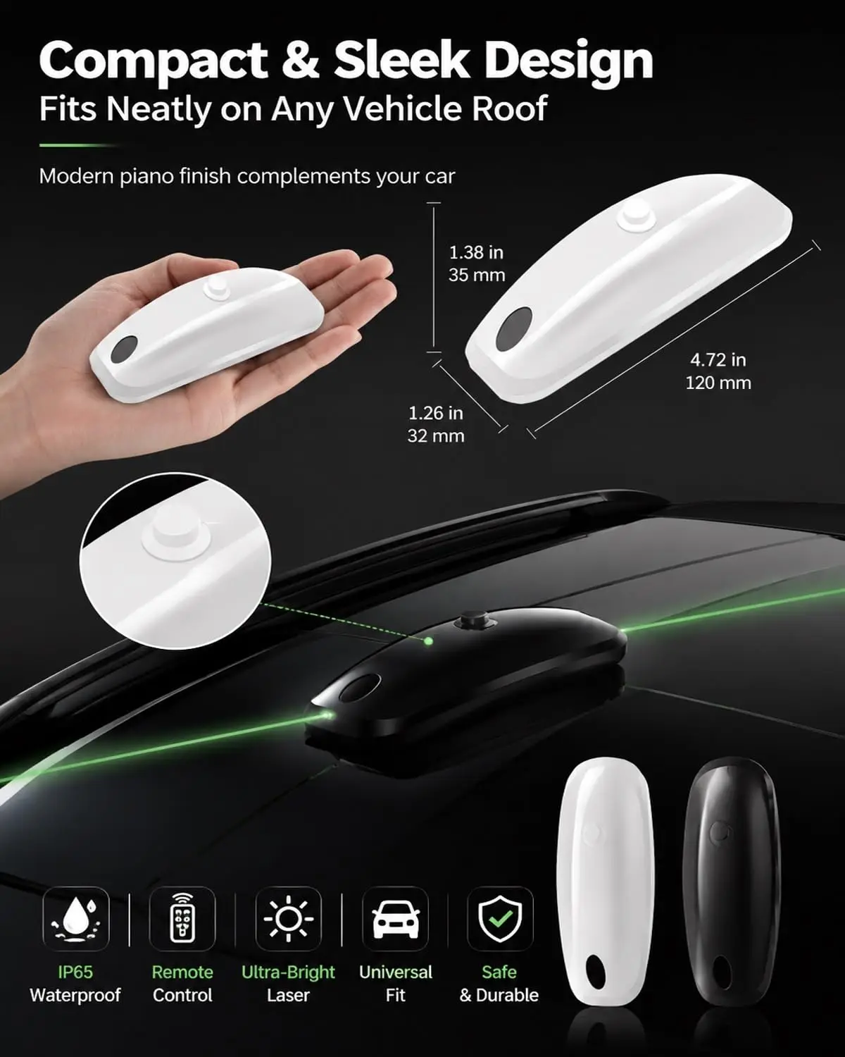 Vacuum Attachments Vacuum Light Attachment Wireless Vehicle Safety Beam With Remote Lighting