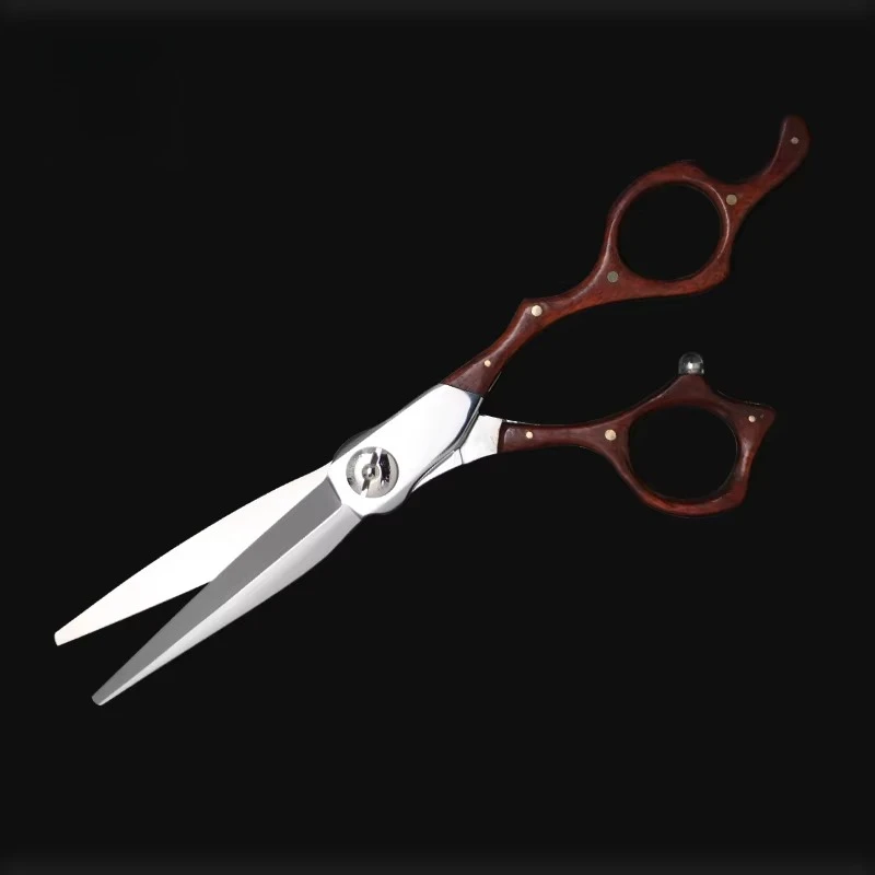 New Design Wooden Handle Professional Hair Cutting Scissors Set