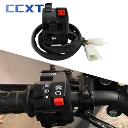 Motorcycle ATV Far Near Light Switch Light Button Turn Signal Horn Switch For Motocross Scooter KTM Honda Yamaha Kawasaki Suzuki