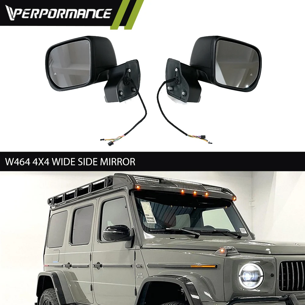 

W464 4X4 Wide Side Mirror ABS LED Lamp RED Rearview Mirror Light G Class W463A 4X4 Auto Car Light Accessory Exterior Body Parts
