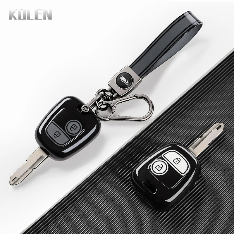 Neue TPU-Autoschlüsselhülle für Peugeot 107 206 207 307, für Citroen C1 C2 C3 C4, Toyota Aygo, geschützter Schlüsselanhänger, Zubehör