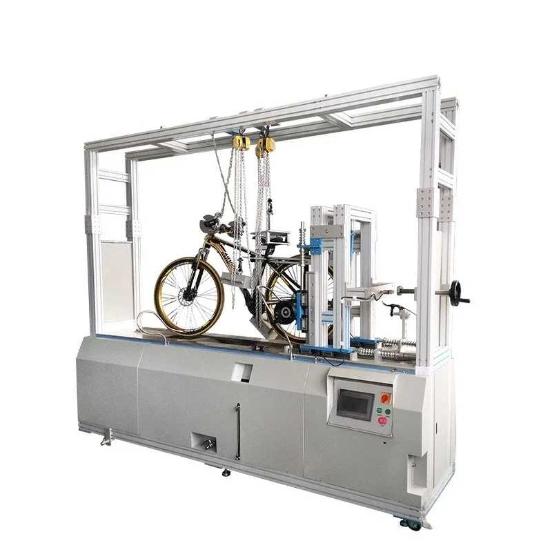 Bicycle dynamic road condition brake aging testing machine, electric vehicle bicycle braking performance testing device