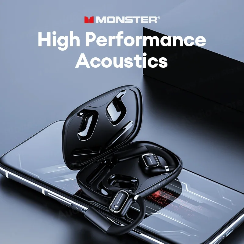 Monster XKO01 Bluetooth 5.3 Wireless Headphones HiFi Stereo Noise Reduction Earphone Game Music Dual Mode Sports Earbuds