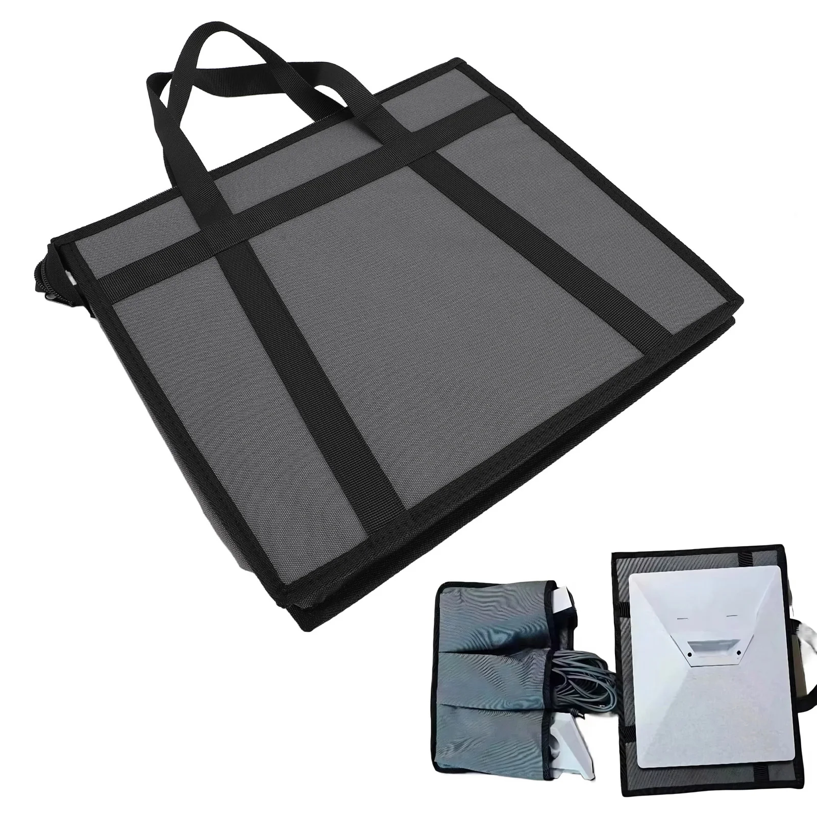 

Carrying Case for Mini Dish Storage Bag for Mini Dish 340x300x75mm Large Capacity Oxford Fabric Water Proof Travel Carrying Case