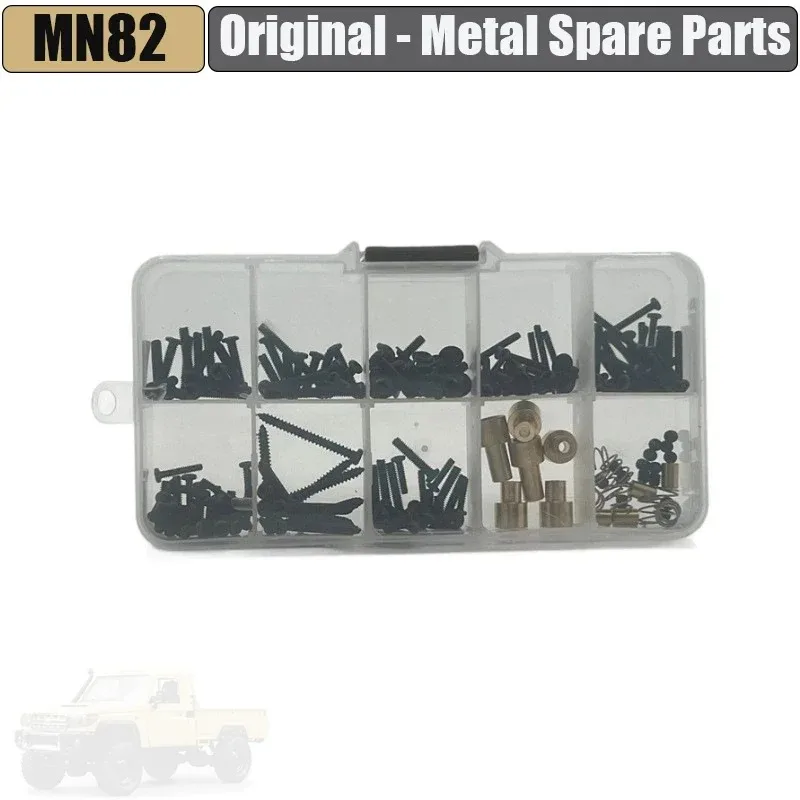 Metal Rear Axle Fixing Spring Plate Spring Fastenings Kit for MN 1/12 MN82 LC79 RC Car DIY Modified Spare Upgrade Parts