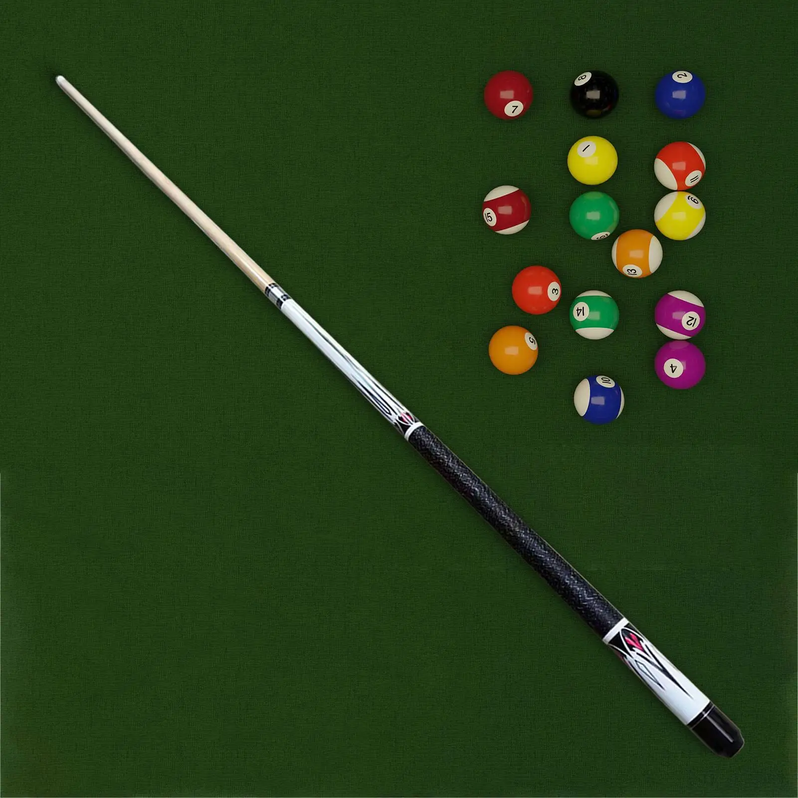 Billard-Queue in voller Größe, 57,6 cm, Billardspieler, modischer Billard-Queue-Stick für Herren und Damen