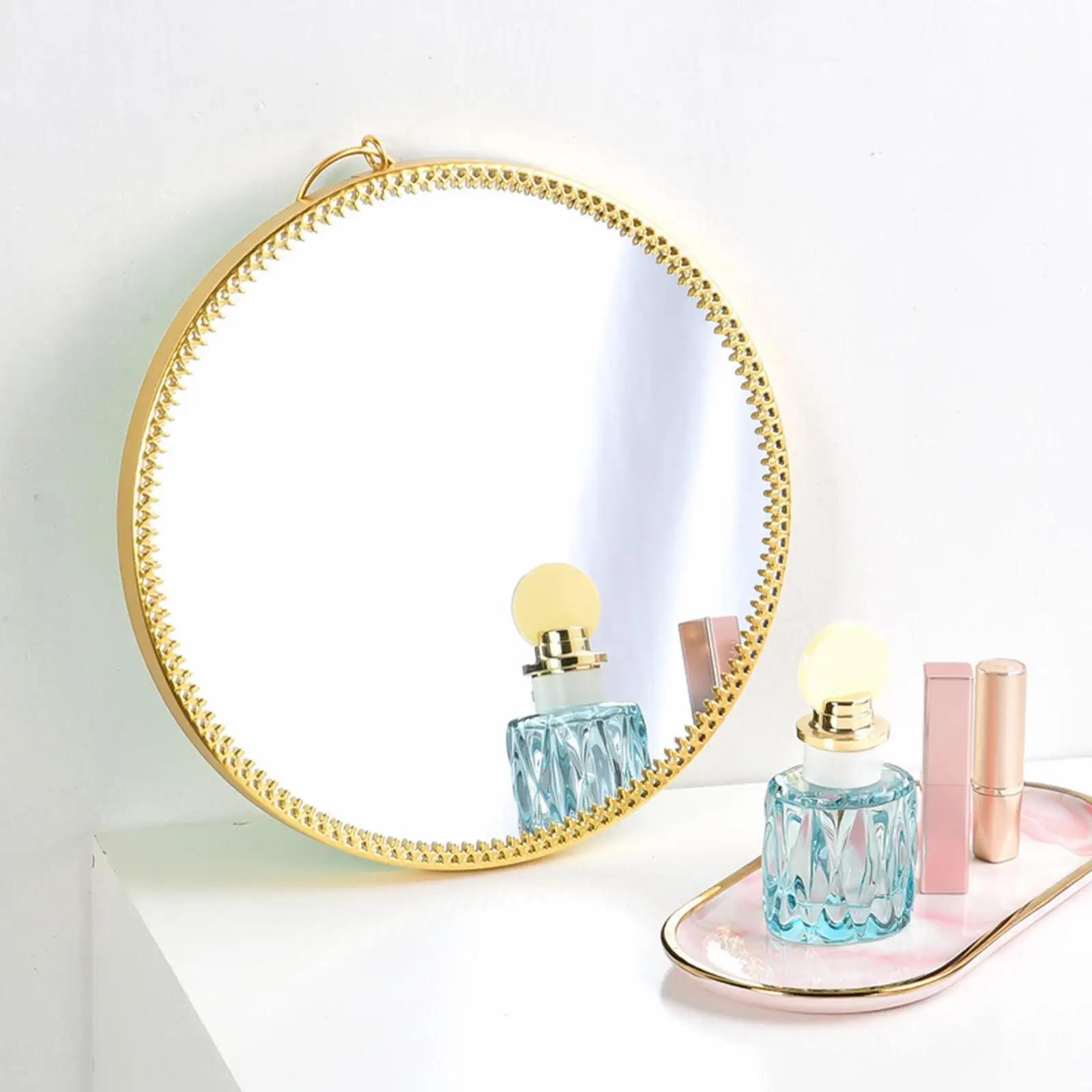 Round Mirror Makeup Vanity Dresng Mirror Bathroom Mirrors S