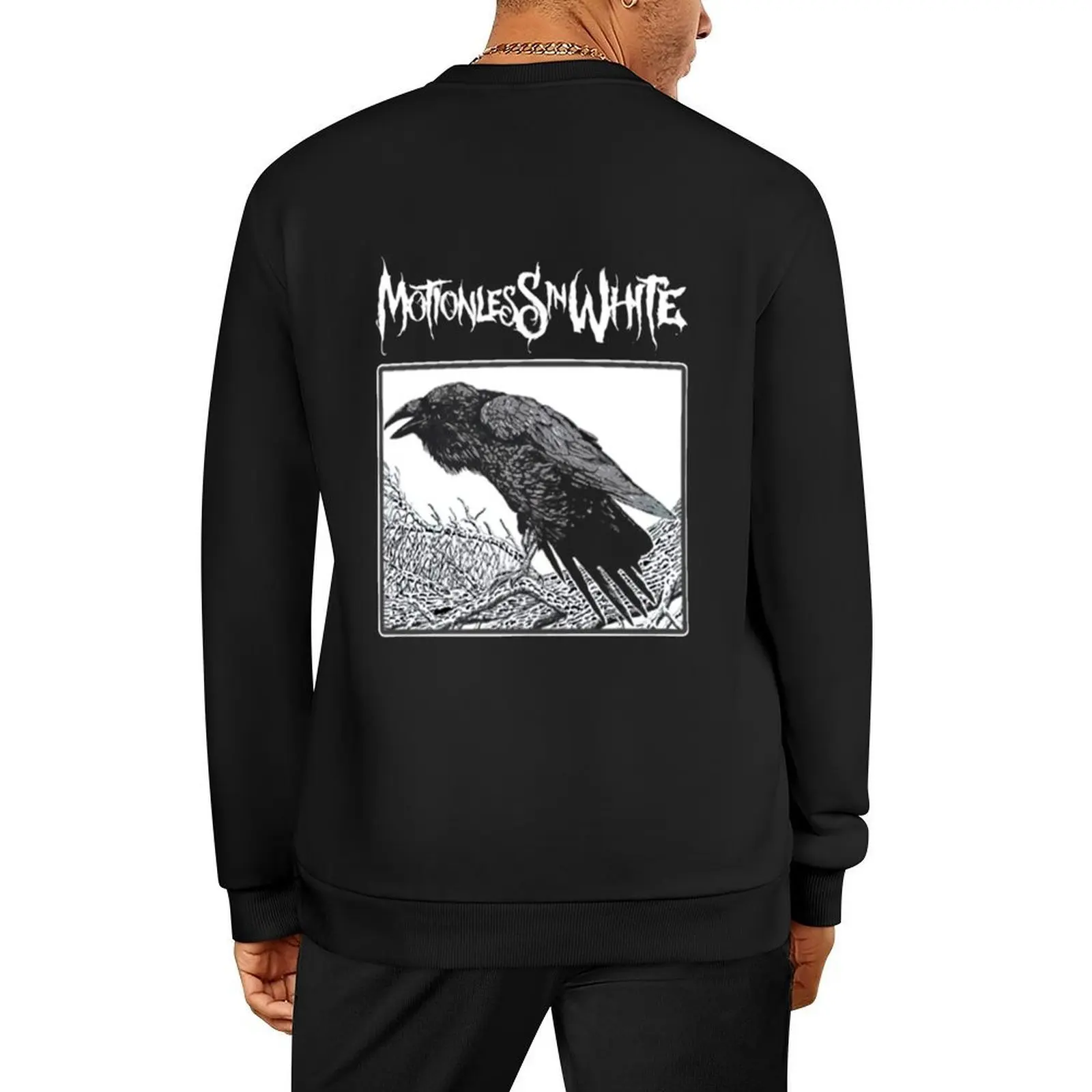 

The Creatures Black Motionless Pullover autumn new products men clothing fashion men autumn jacket men aesthetic sweatshirts