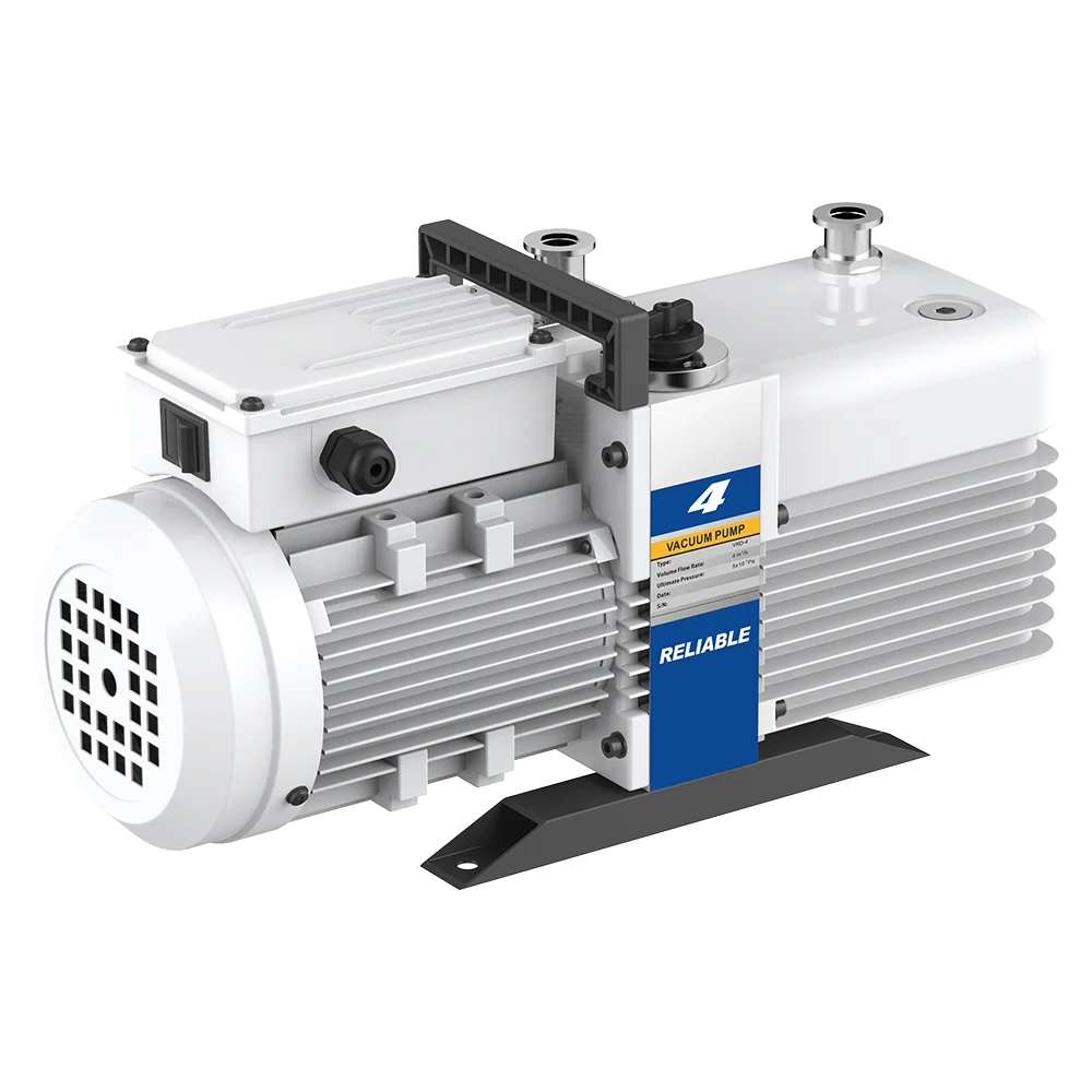 

VRD-4 220V/380V Industrial Air Pump 4.8m3/h Two-Stage Sliding Rotary Vane Vacuum Pump With 0.4kw Power Corrosion Resistant