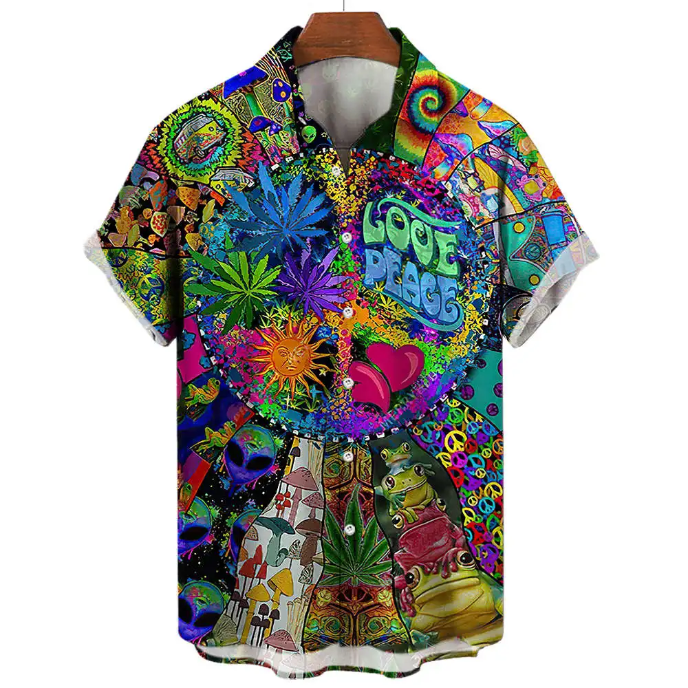 

Casual 3D Printed ort Sve irt Men's Loose Fit Cotton T-irt Youthful Sle Spring Summer Faion Basic Pattern