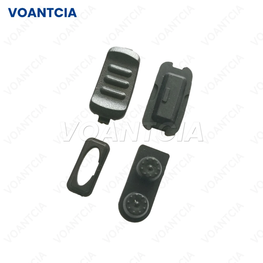 10sets PTT Rubber And Button For Vertex VX228 VX231 VX351 VX354 VX-228 VX-231 VX-351 VX-354 Accessories