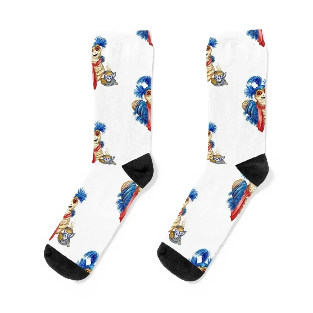 

Labyrinth Worm Socks football hiphop sports stockings heated Socks Men Women's