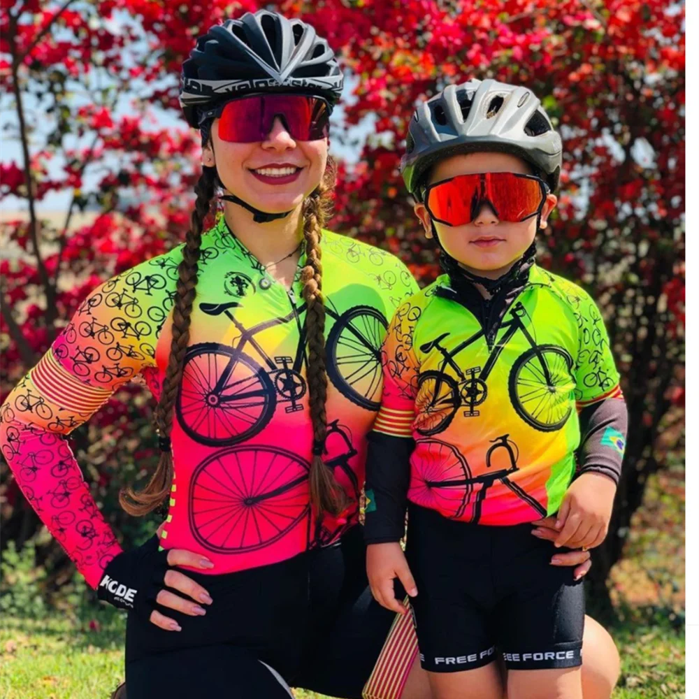 LISLINDA High Quality Kids Cycling Clothing Summer Kids Jersey Biking Short Sleeve Clothes MTB Children\'s Cycling Wear 2022