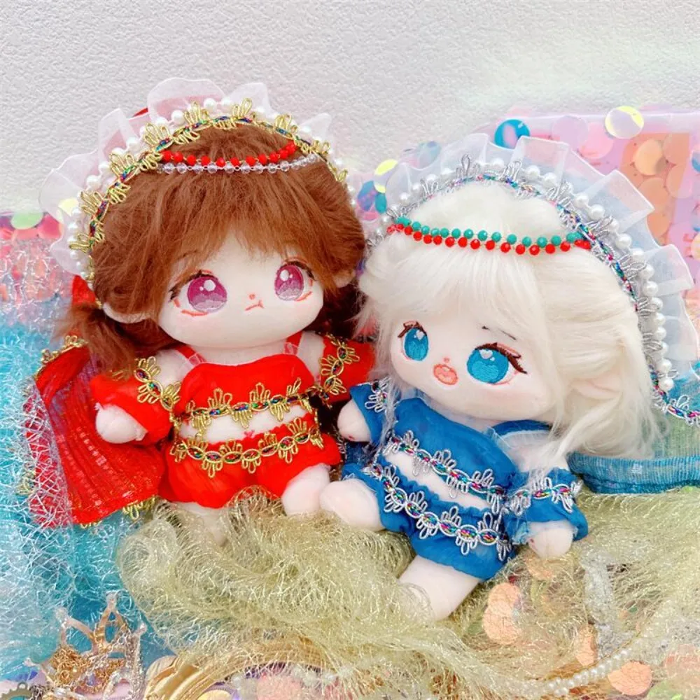 

Танцующая леди, 20 см, хлопковая кукольная одежда, платье в западном регионе, хлопковая кукольная одежда, мини-одежда для кукол Kawaii, детский подарок