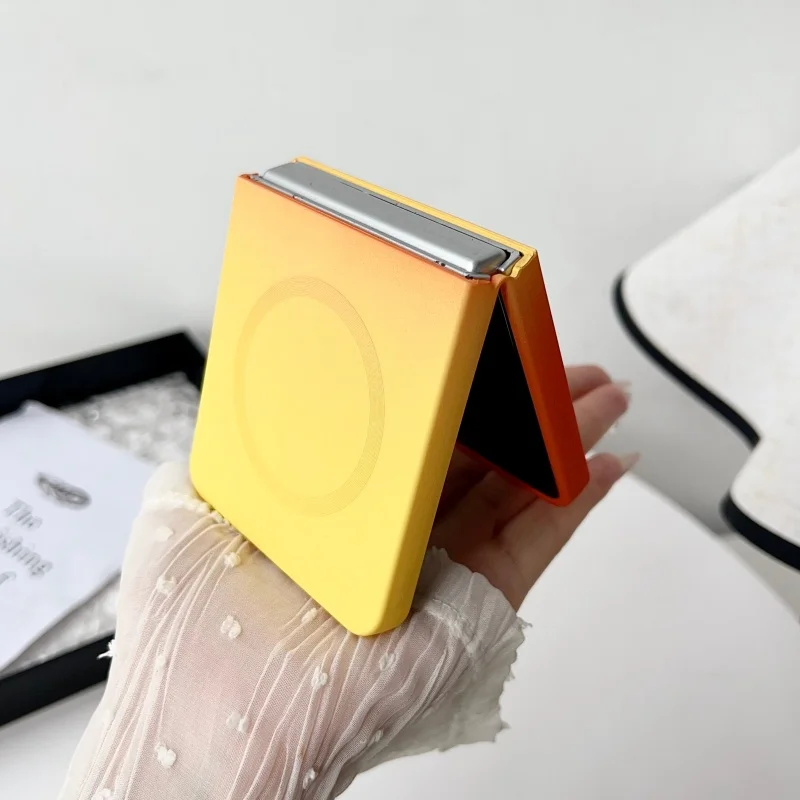 Luxuriöse Gradient-Soft-Silikonhülle für MagSafe Magnetische Handyhülle für Samsung Galaxy Z Flip 8 7 6 5 4 3 Z Flip 7 FE Stoßfeste Abdeckung – Detail 10
