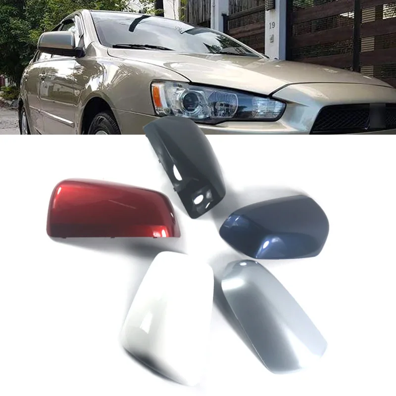 Reversing Mirrors Cover For Mitsubishi Lancer EX 2009 2010 2011 2012 Accessories  Rearview Mirror Housing Shell Color Painted