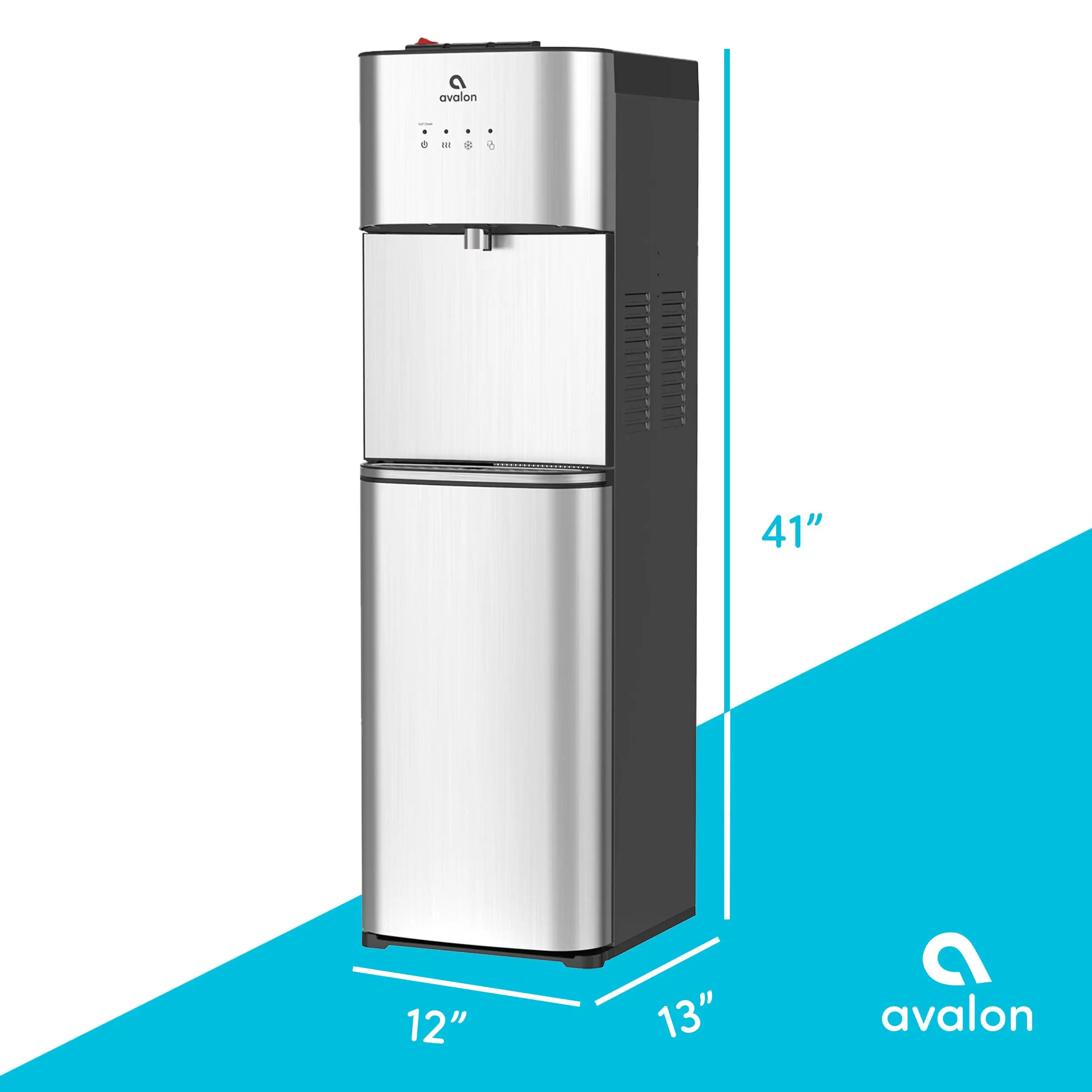 Limited Edition Self Cleaning Water Cooler Water Dispenser - 3 Temperature Settings - Hot Cold & Room Water