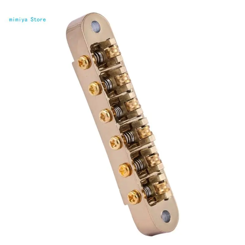 pipi 3 Farboptionen 6-saitige E-Gitarre Tune O-Matic Bridge Stop Bars Saitenhalter