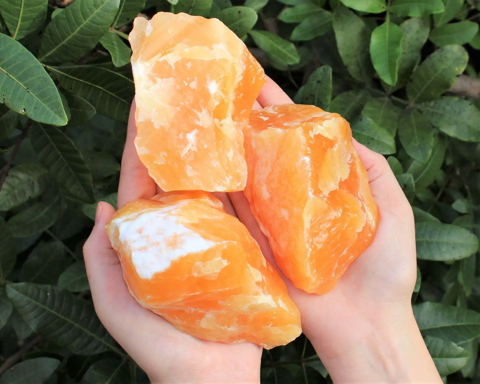 Natural Orange Calcite Chunks Huge Raw Orange Calcite Crystals Healing Reiki 1pcs