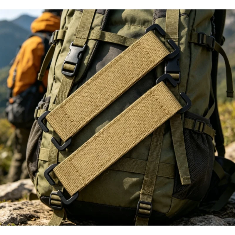 

1PC Hook Loop Panel Patches Board Hunting Vest Backpack Convenient ID Patch Badge Pad Converter Strips MOLLE System Attachment