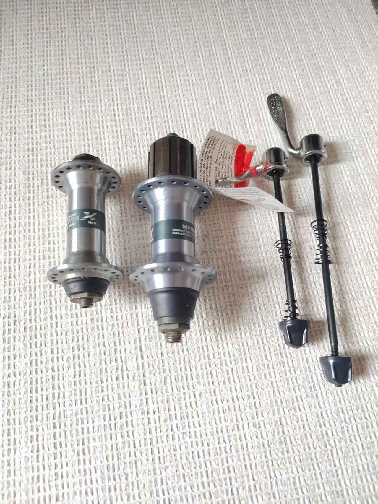 1 زوج لشيمانو Acera-X HB-M290 100 مللي متر/ FH-M290 135 مللي متر c.1995 NOS 36h محاور-كلاسيكية مع سيخ سريع التحرير 9 مللي متر QR V الفرامل #4