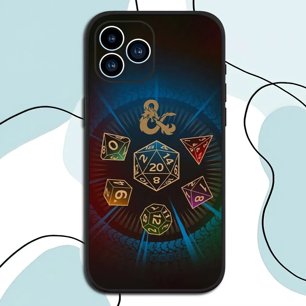 Game D-Dungeons D-Dragons D-DND Phone Case For Samsung Galaxy A53 A33 A70 A73 A54 A51 A71 A52S 5G Soft Cover Shell