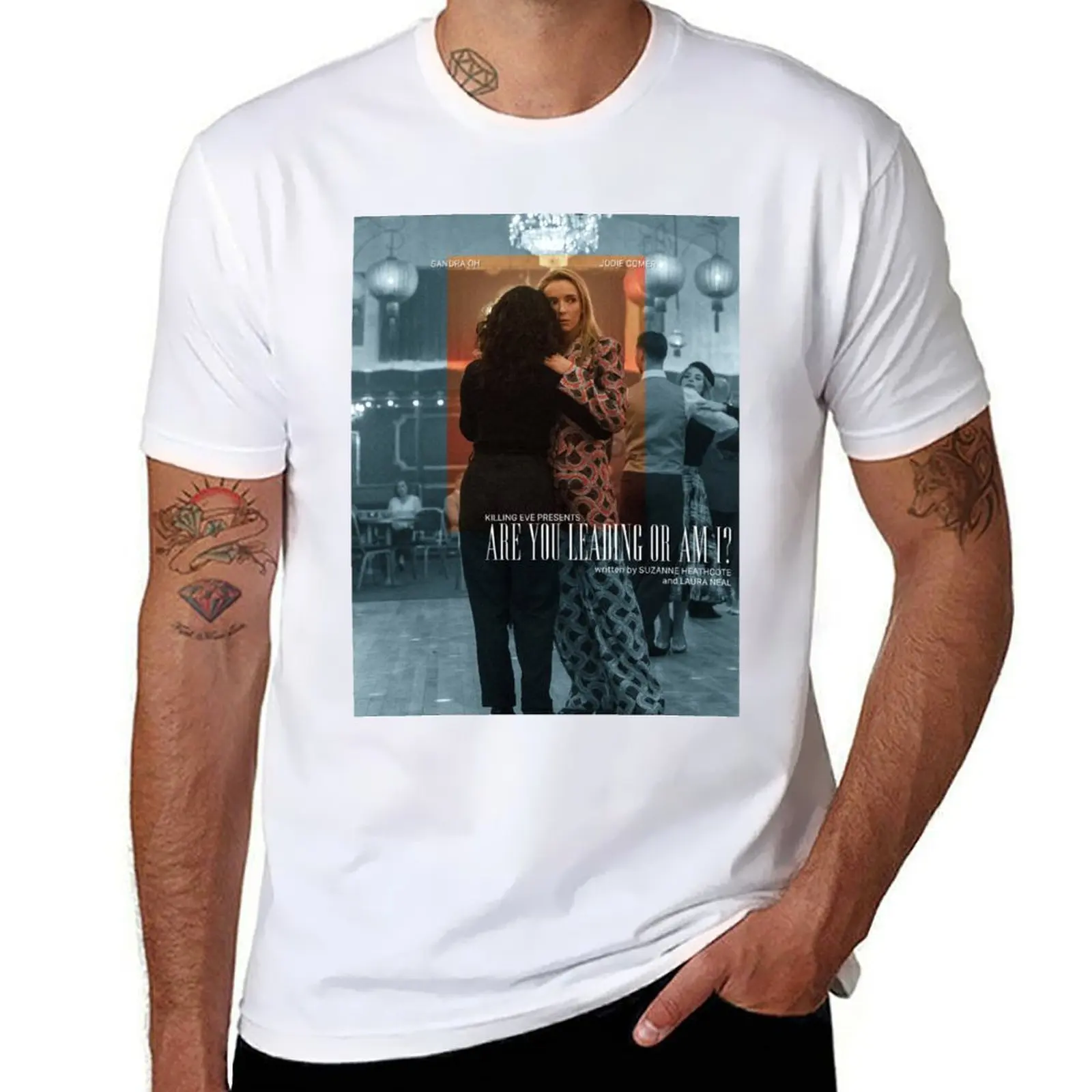 

Are You Leading or Am I 3x08 - Killing Eve Poster T-Shirt t shirt custom print t shirts for man slim fit T-Shirt