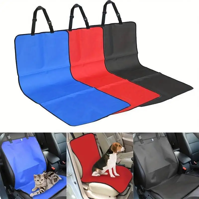 Waterproof Pet Car Seat Cover Protector Mat, Safe Travel Rear Back Seat Cushion, Auto Safety Cover for Dogs & Cats