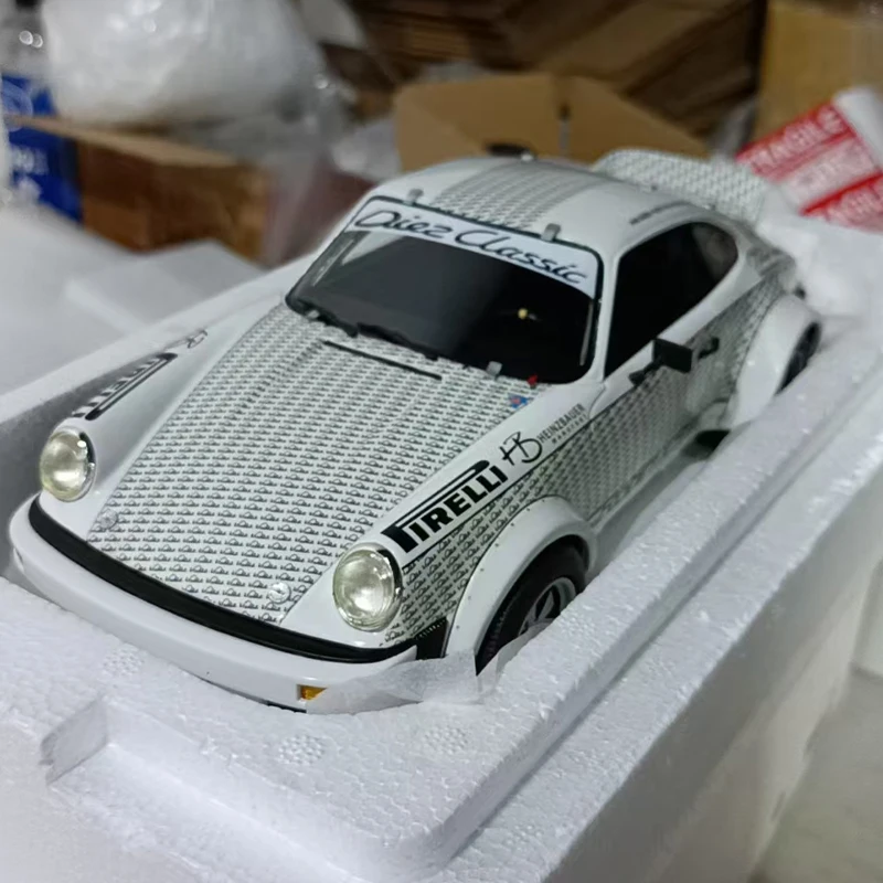 

Scale 1/18 Resin Model Car Porsche 911 "Röhrl x911 Model Vehicles Toys Home Decoration For Boys Adults Collectible Gifts